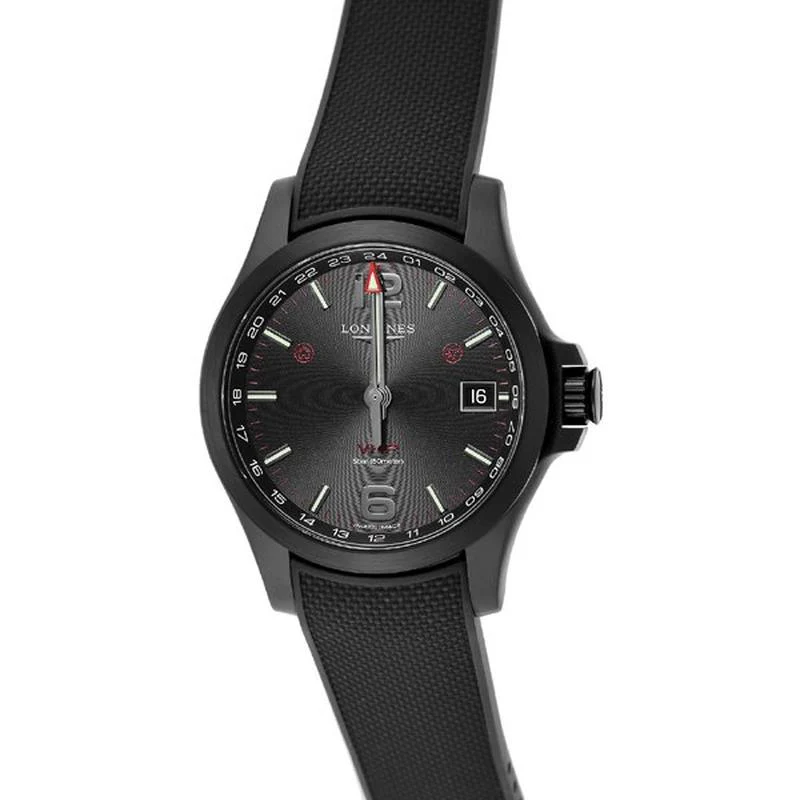 Longines L3.718.2.56.9 Conquest V.H.P. Quartz Men's Black Watch