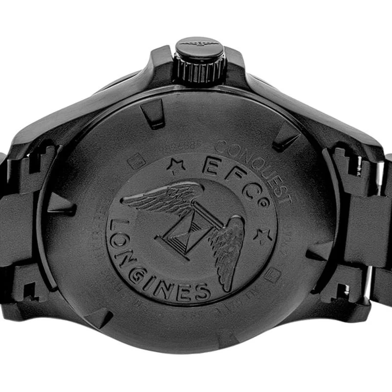 Longines L3.726.2.56.6 Conquest V.H.P. Quartz Men's Black Watch - Image 5