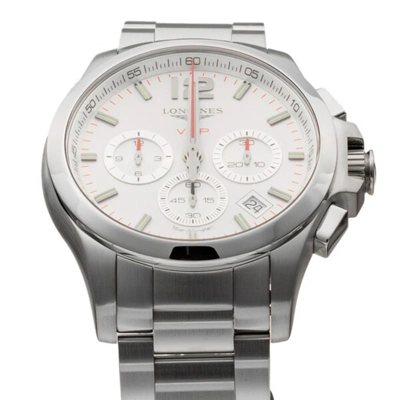 Longines L3.717.4.76.6 Conquest V.H.P. Quartz Men's Silver Watch - Image 3
