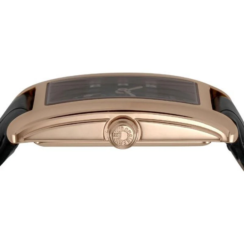 Longines L5.255.8.57.0 DolceVita Quartz Women's Black Leather Watch - Image 3