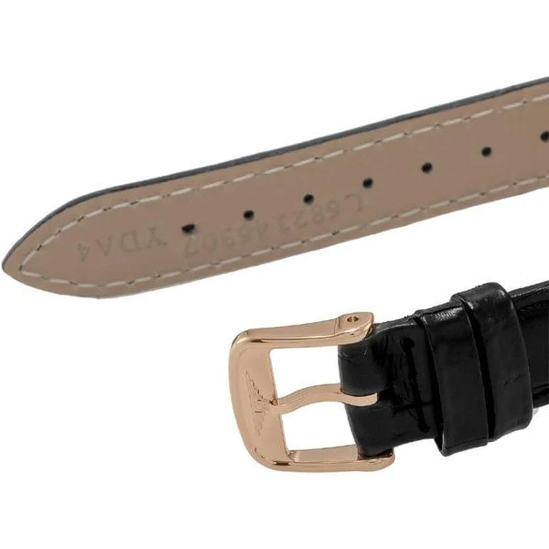 Longines L5.255.8.57.0 DolceVita Quartz Women's Black Leather Watch - Image 5