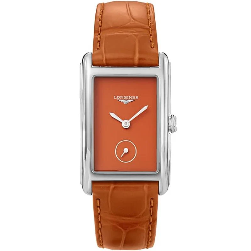 Longines L5.512.4.92.2 DolceVita Quartz Women's Orange Watch