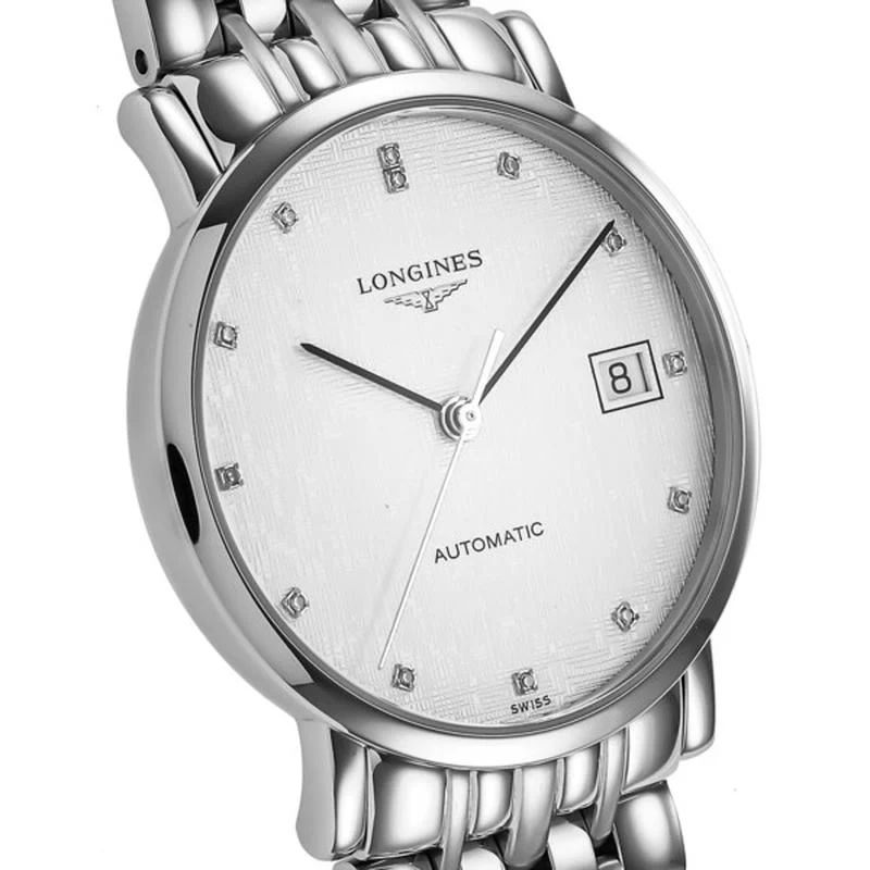 Longines Elegant Silver Wrist Watch Parallel Import with 2-year Warranty L4.809.4.77.6 - Image 3
