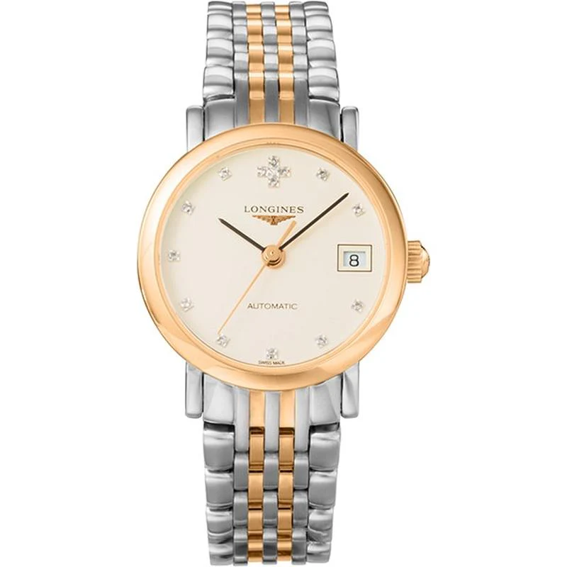Longines L4.309.5.99.7 Elegant Quartz Women's White Watch