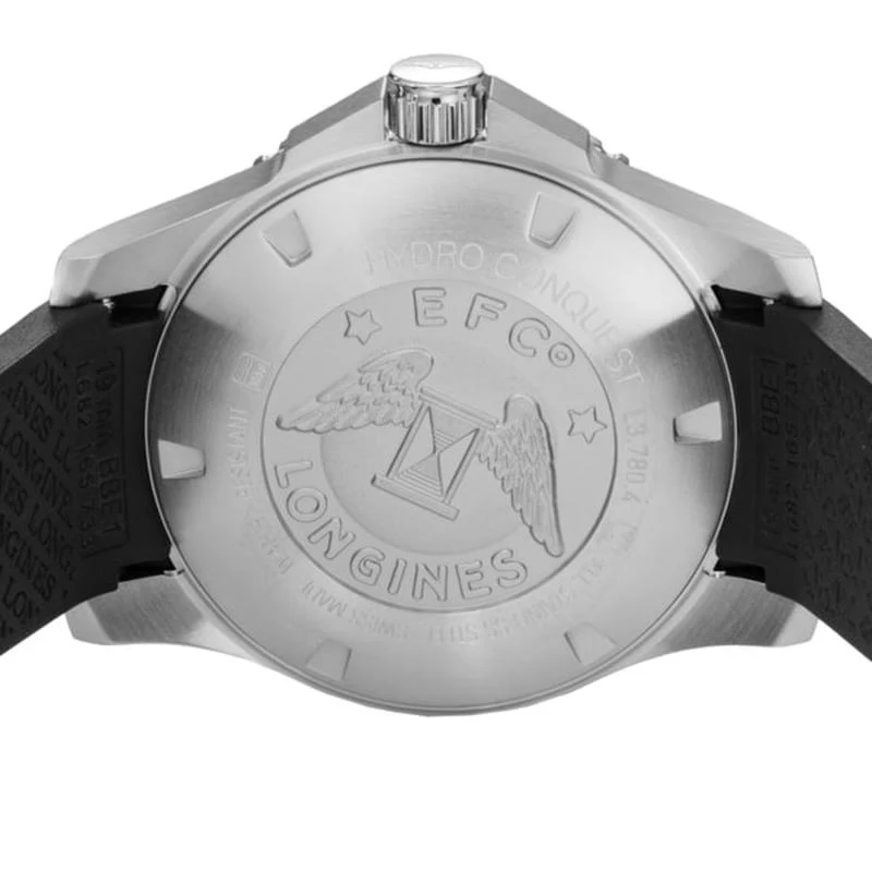 Longines L3.780.4.56.9 Hydro Conquest Automatic Men's Black Stainless Steel Watch - Image 4