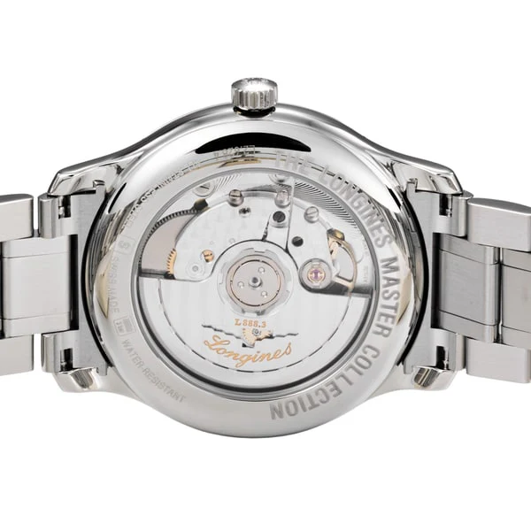 LONGINES L2.628.4.78.6 Elegant Stainless Steel Automatic Watch Sapphire Crystal Water Resistant - Image 4