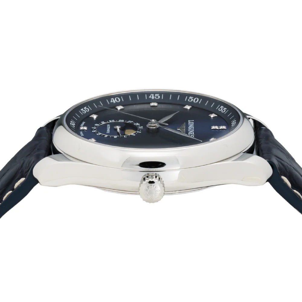 LONGINES L2.909.4.97.0 Master Collection Blue 5-Year Warranty Swiss Automatic Elegant Design - Image 4
