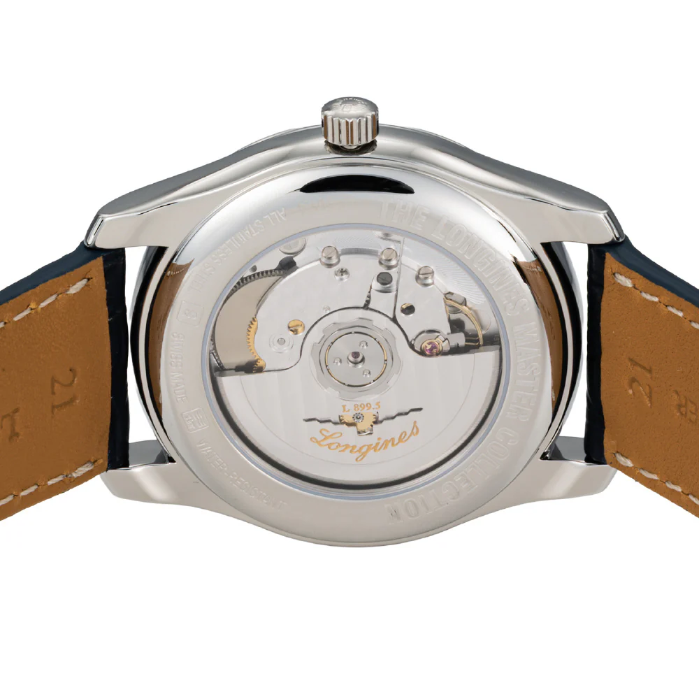 LONGINES L2.909.4.97.0 Master Collection Blue 5-Year Warranty Swiss Automatic Elegant Design - Image 5