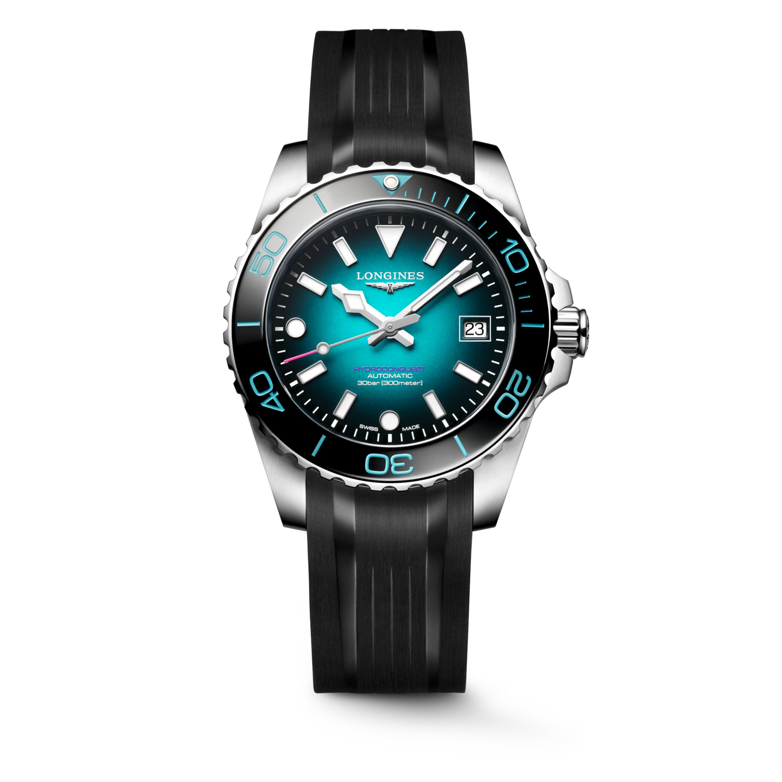 LONGINES HYDROCONQUEST L3.779.4.09.9 Automatic 39mm MenUnisex Watch - 2026 Commonwealth Games Edition