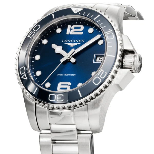 LONGINES L3.370.4.96.6 Hydro Conquest Blue Dial 200m Water Resistance Swiss Automatic 2-Year Warranty - Image 2