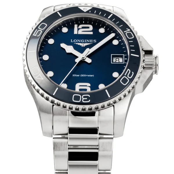 LONGINES L3.370.4.96.6 Hydro Conquest Blue Dial 200m Water Resistance Swiss Automatic 2-Year Warranty - Image 3