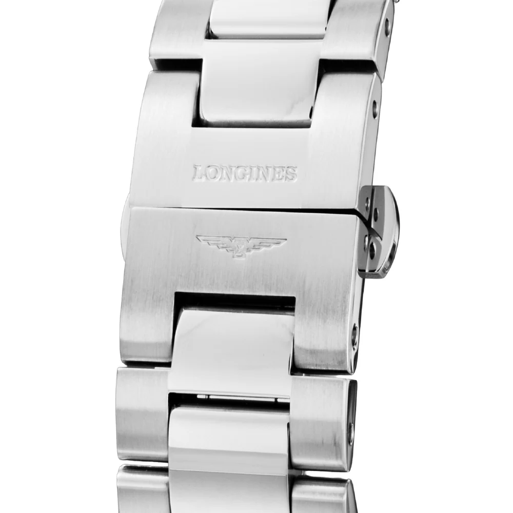 LONGINES L3.377.4.87.6 Conquest White Pearl Dial Swiss Automatic 2-Year Warranty Elegant Design - Image 6