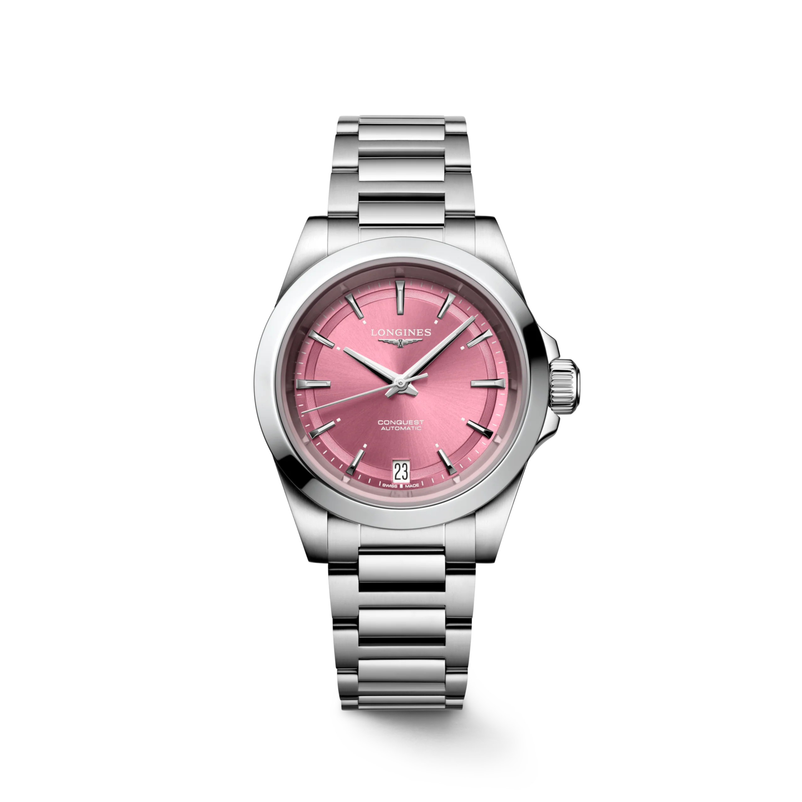 LONGINES L3.430.4.99.6 Elegant Automatic Movement Stainless Steel Case Sapphire Crystal Water Resistant
