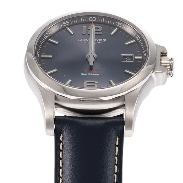 Longines L3.726.4.96.7 Conquest V.H.P. Quartz Men's Blue Watch - Image 4