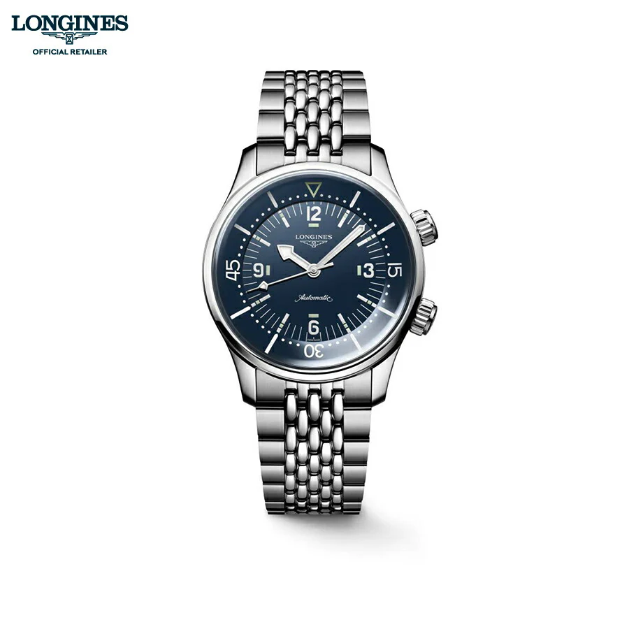 Longines L3.764.4.90.6 Elegant Swiss Automatic Watch with Sapphire Crystal Water Resistant 30m Classic Leather Strap