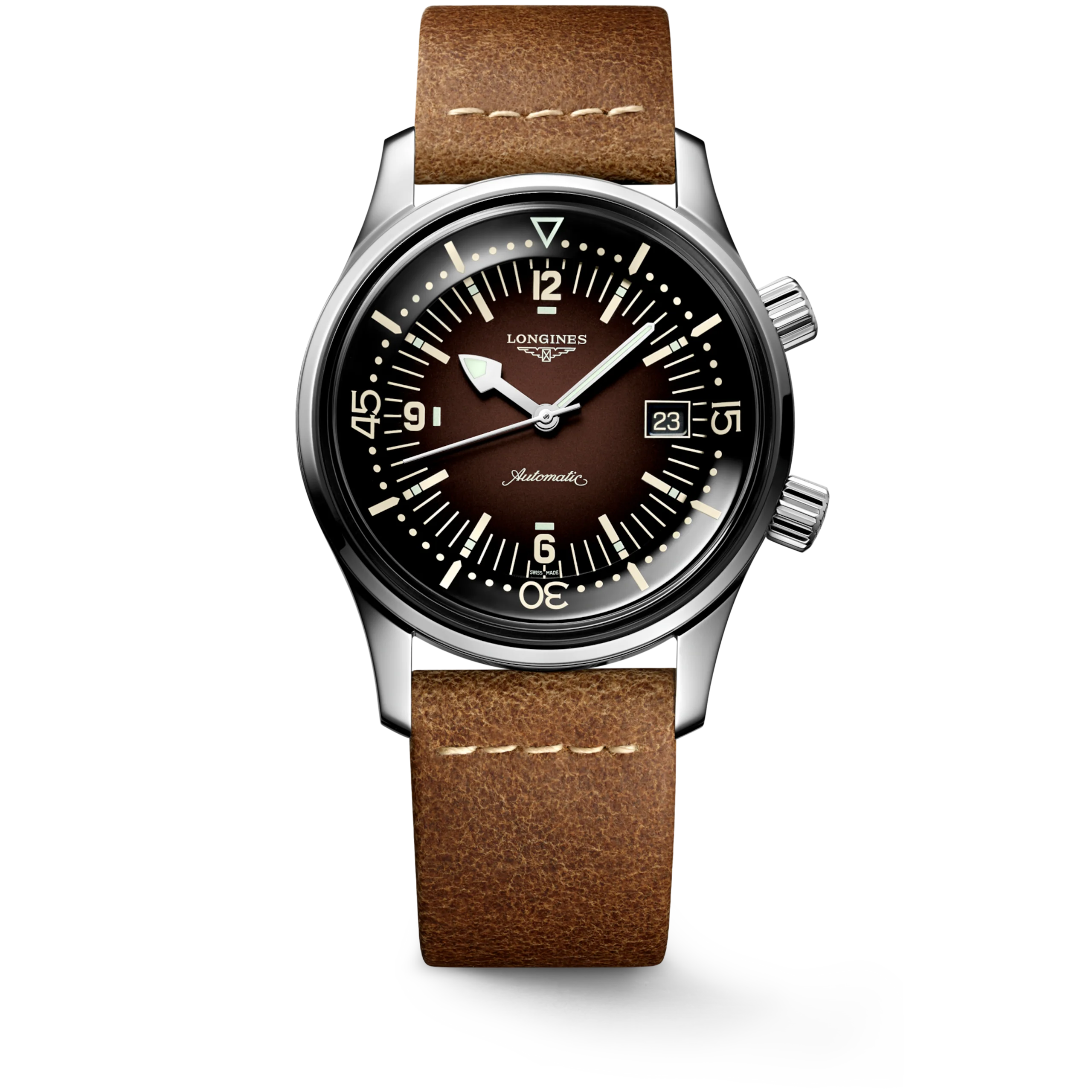 LONGINES L3.774.4.60.2 Elegant Swiss Automatic Watch Stainless Steel Case Sapphire Crystal Water Resistant