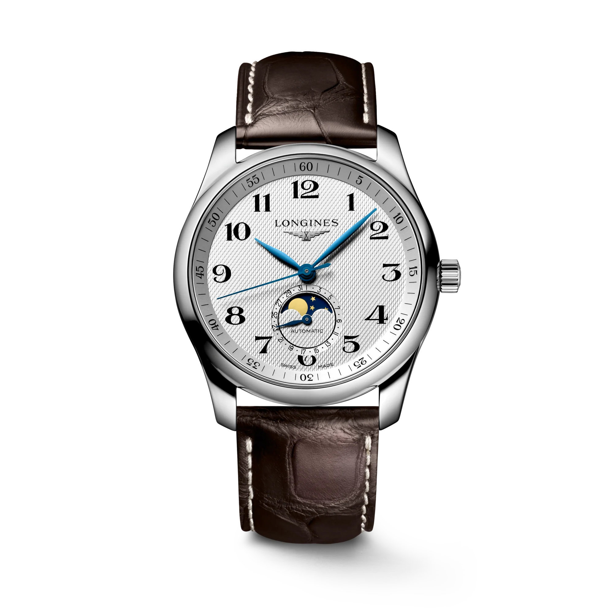 LONGINES L3.781.3.56.7 Elegant Swiss Automatic Stainless Steel Chronograph Blue Dial Sapphire Crystal - Image 6