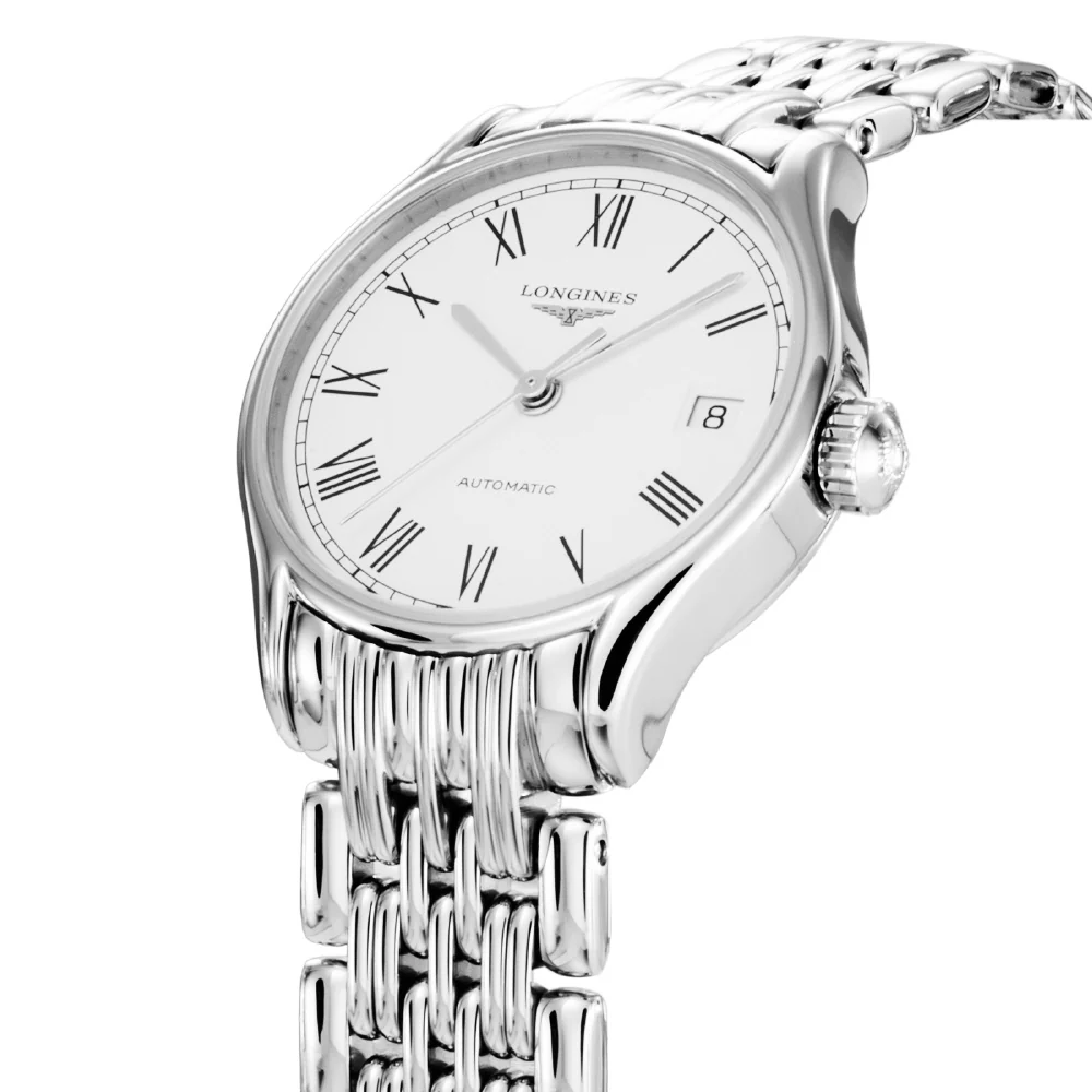 LONGINES L43604116 Lyre Collection 5-Year Warranty Elegant White Dial Stainless Steel Case Swiss Automatic Movement - Image 2