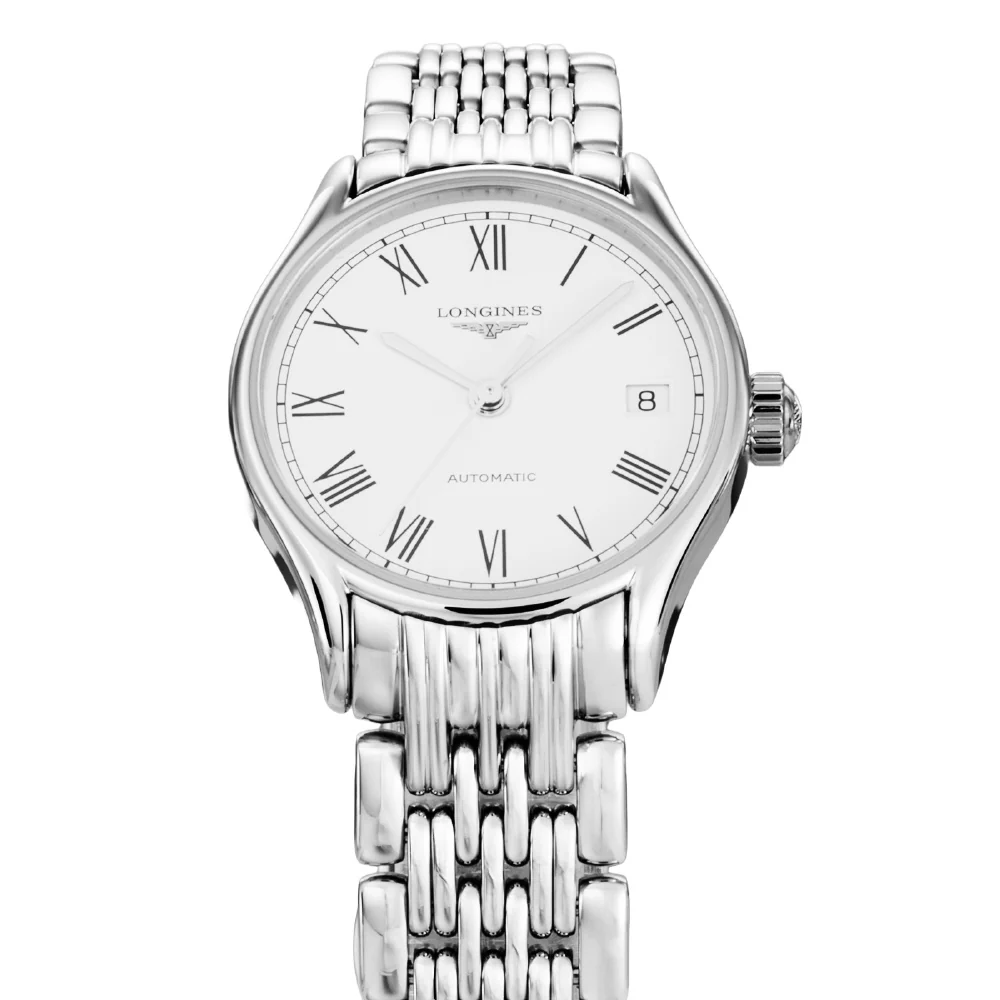 LONGINES L43604116 Lyre Collection 5-Year Warranty Elegant White Dial Stainless Steel Case Swiss Automatic Movement - Image 3