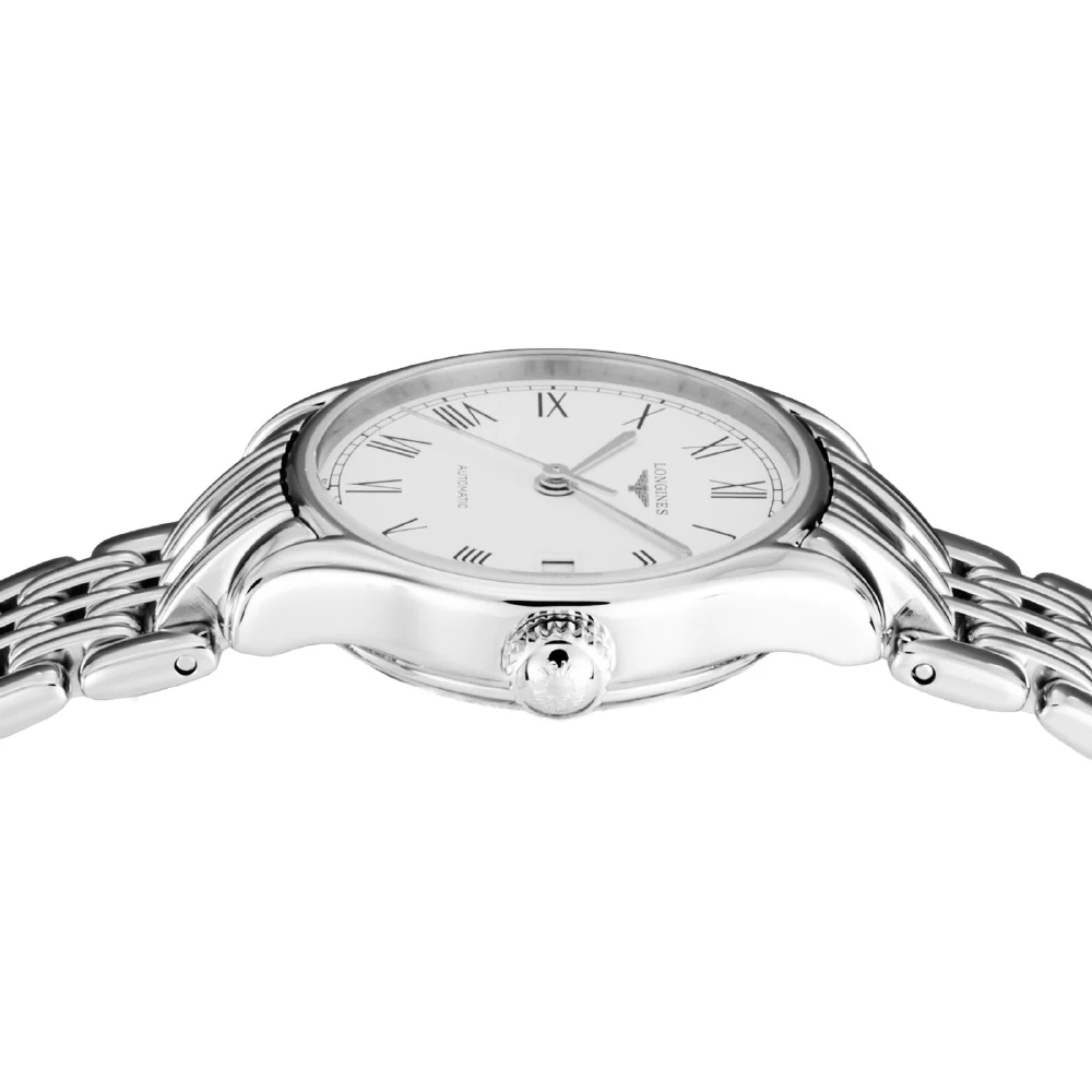 LONGINES L43604116 Lyre Collection 5-Year Warranty Elegant White Dial Stainless Steel Case Swiss Automatic Movement - Image 4