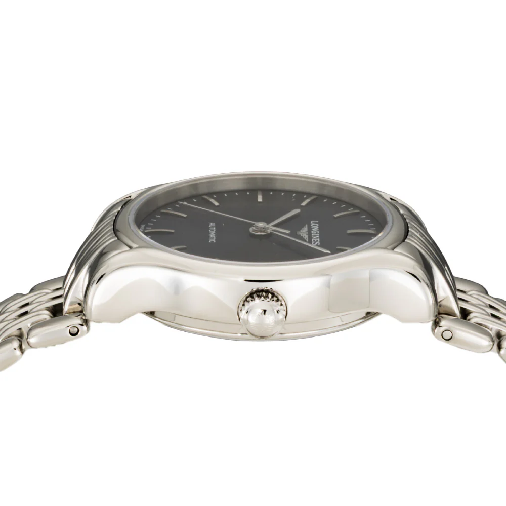 LONGINES L4.361.4.92.6 Elegant Blue Dial Stainless Steel Case 5-Year Warranty Swiss Automatic Watch - Image 4