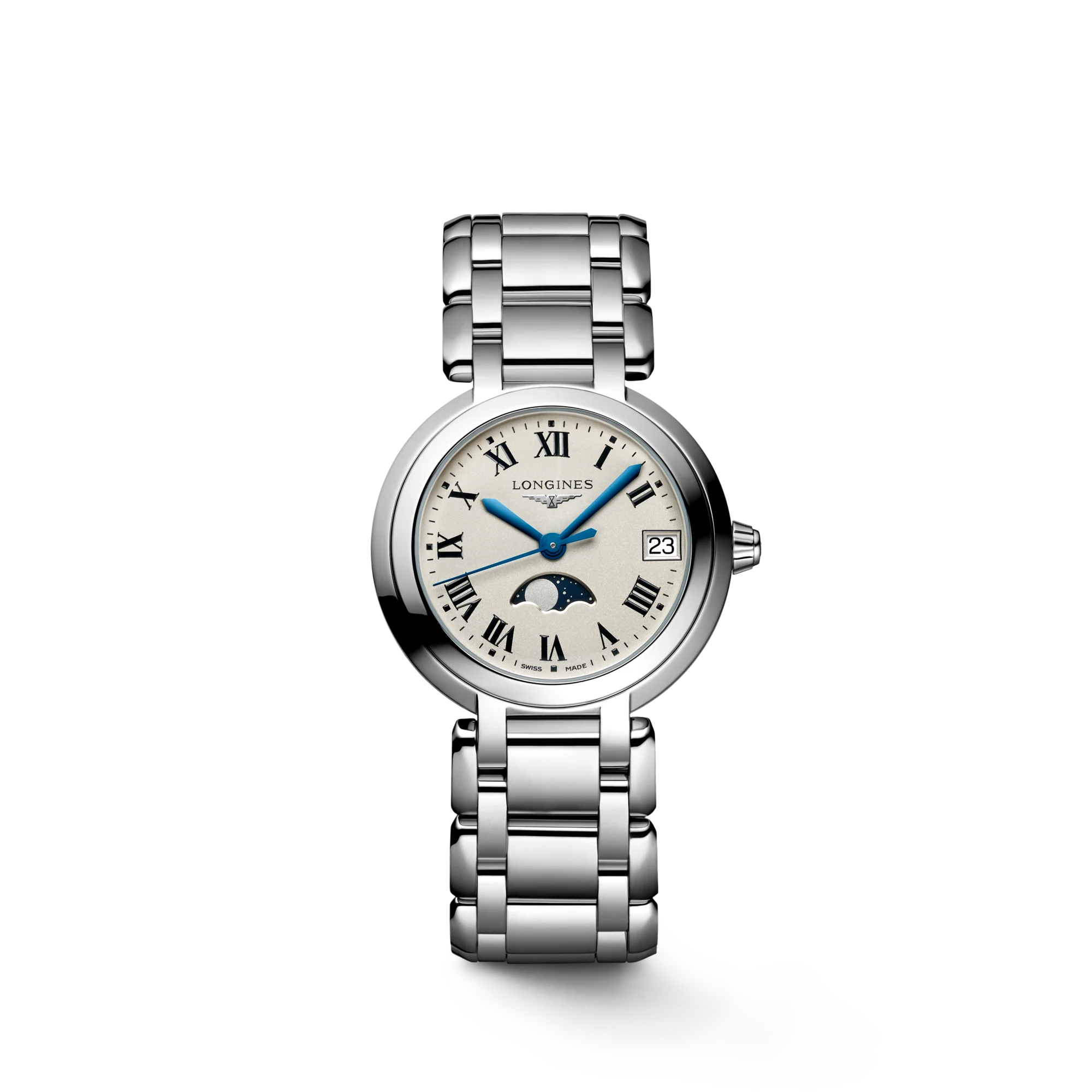 Longines L4.512.4.87.6 Elegant Swiss Automatic Watch with Sapphire Crystal, Stainless Steel Case, and Water Resistance - Image 3