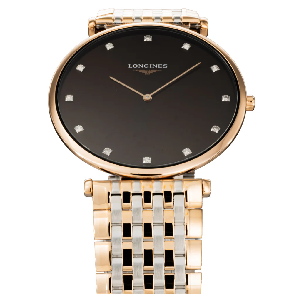 LONGINES L47661677 Elegant Brown Leather Strap Classic Design 2-Year Warranty Swiss Movement - Image 3