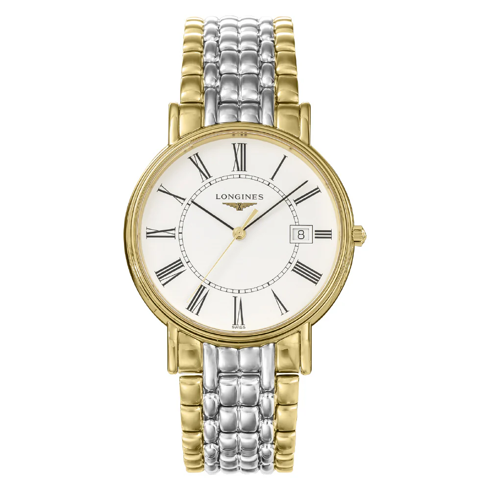 LONGINES L47902117 Elegant White Dial 2-Year Warranty Swiss Automatic Movement Stainless Steel Case