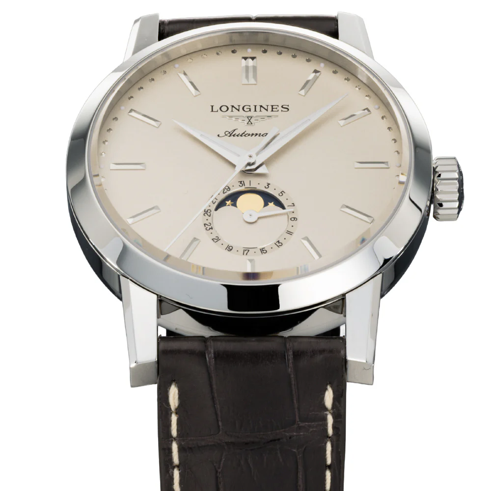 LONGINES L4.826.4.92.2 Elegant Beige Dial Swiss Automatic 5-Year Warranty Luxury Timepiece - Image 3