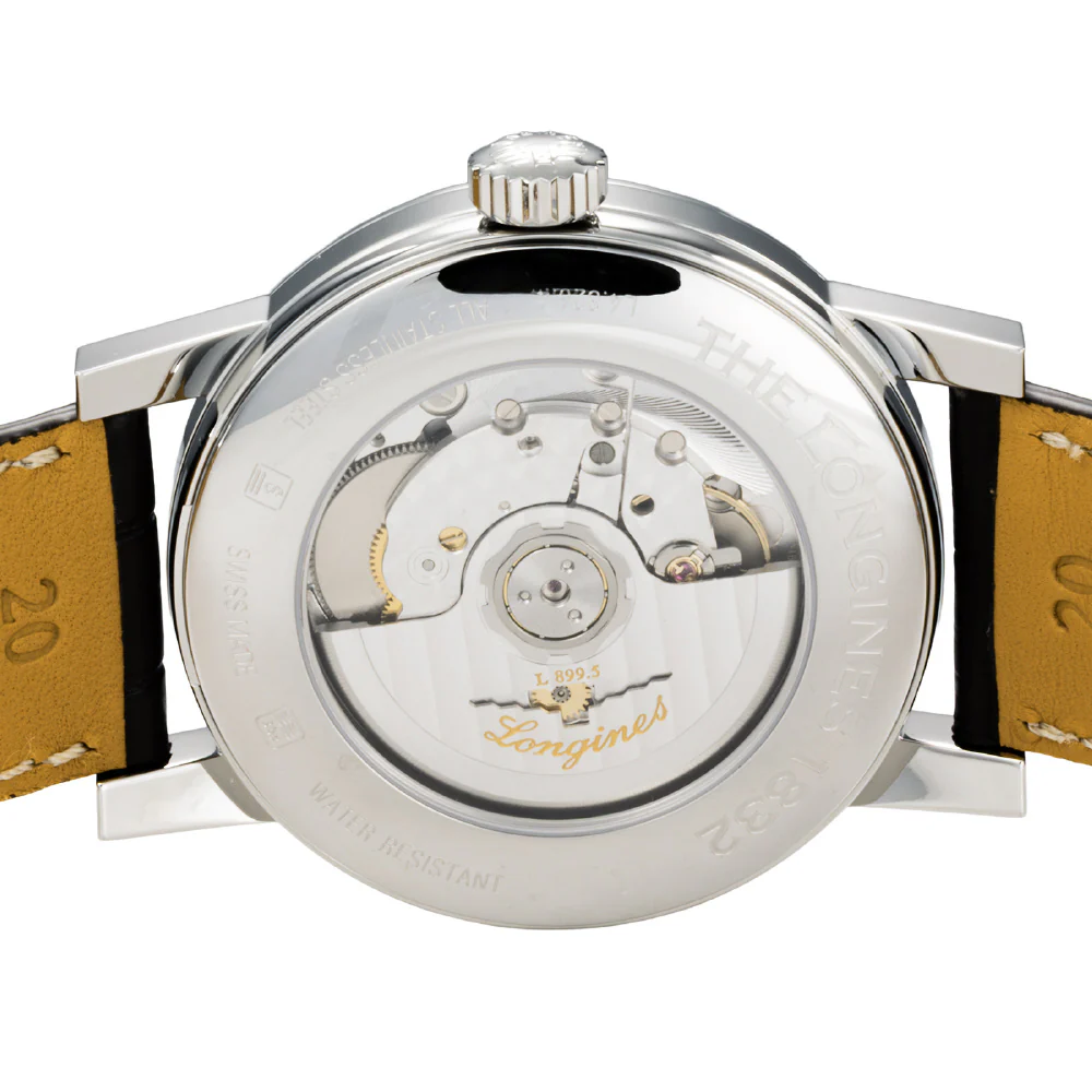 LONGINES L4.826.4.92.2 Elegant Beige Dial Swiss Automatic 5-Year Warranty Luxury Timepiece - Image 5