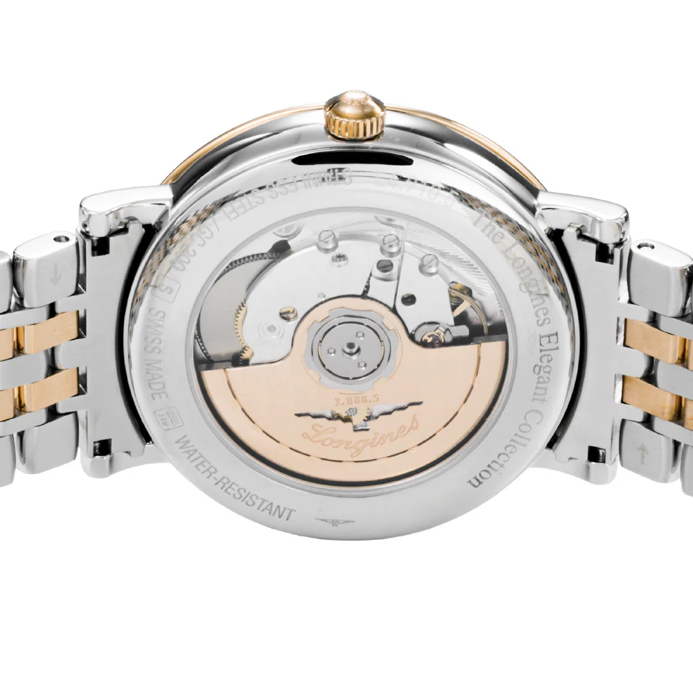 LONGINES L49105577 Elegant Design 5-Year Warranty Black Dial Stainless Steel Case Water Resistant - Image 5