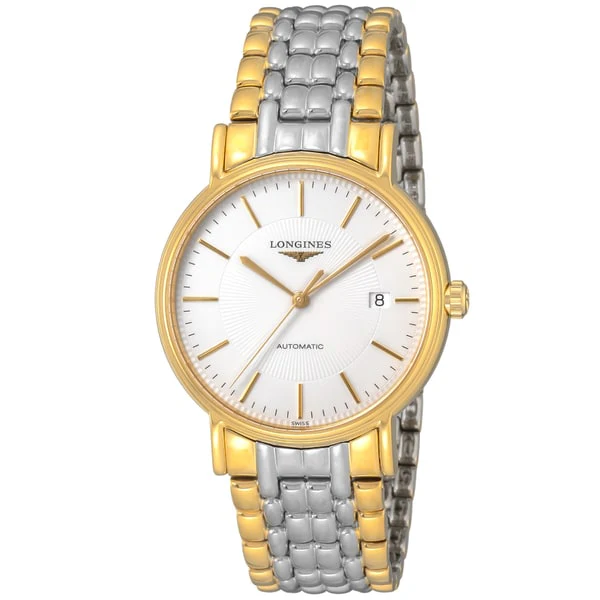 Longines L4.921.2.18.7 Presence Quartz Men's White Swiss Luxury Watch