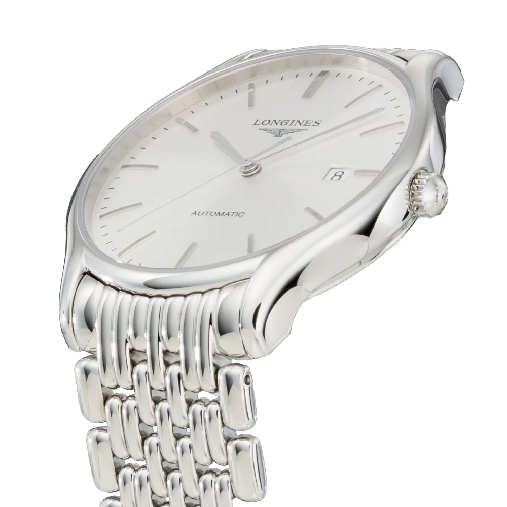 LONGINES L4.960.4.72.6 Elegant Silver Design 5-Year Warranty Swiss Automatic Movement Water Resistant - Image 2