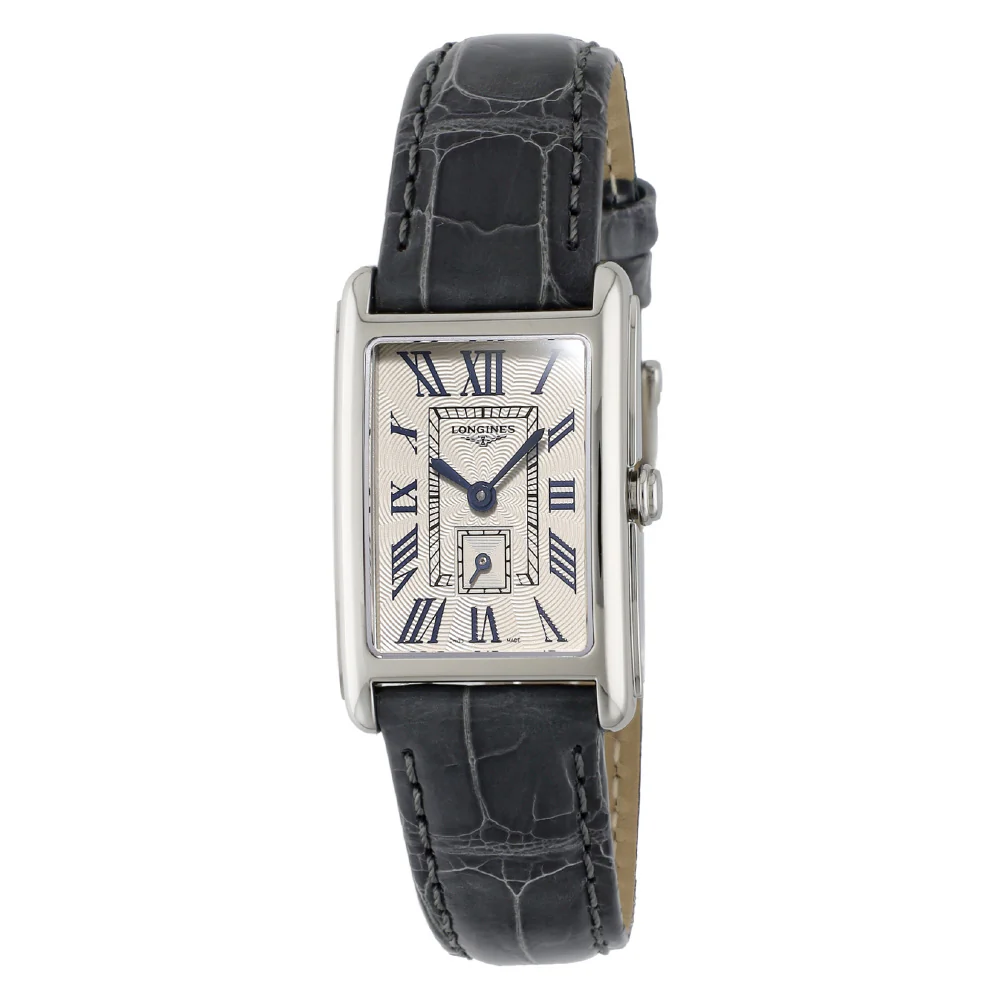 LONGINES L5.255.4.71.3 Elegant Silver Case Swiss Quartz Movement 2-Year Warranty Water Resistant