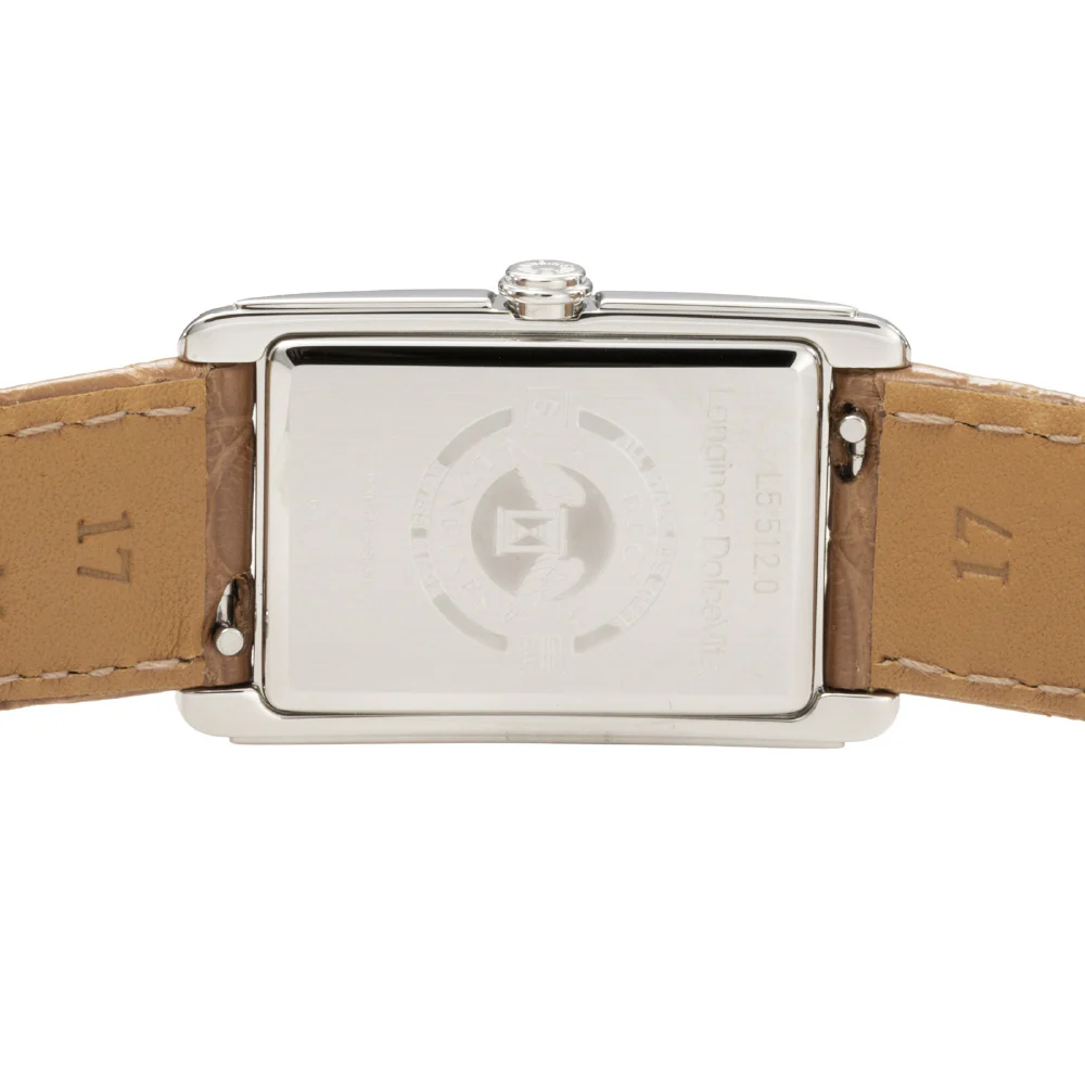 LONGINES L5.512.0.71.4 Dolcevita Brown Leather Strap Swiss Made Elegant Design 2-Year Warranty - Image 5