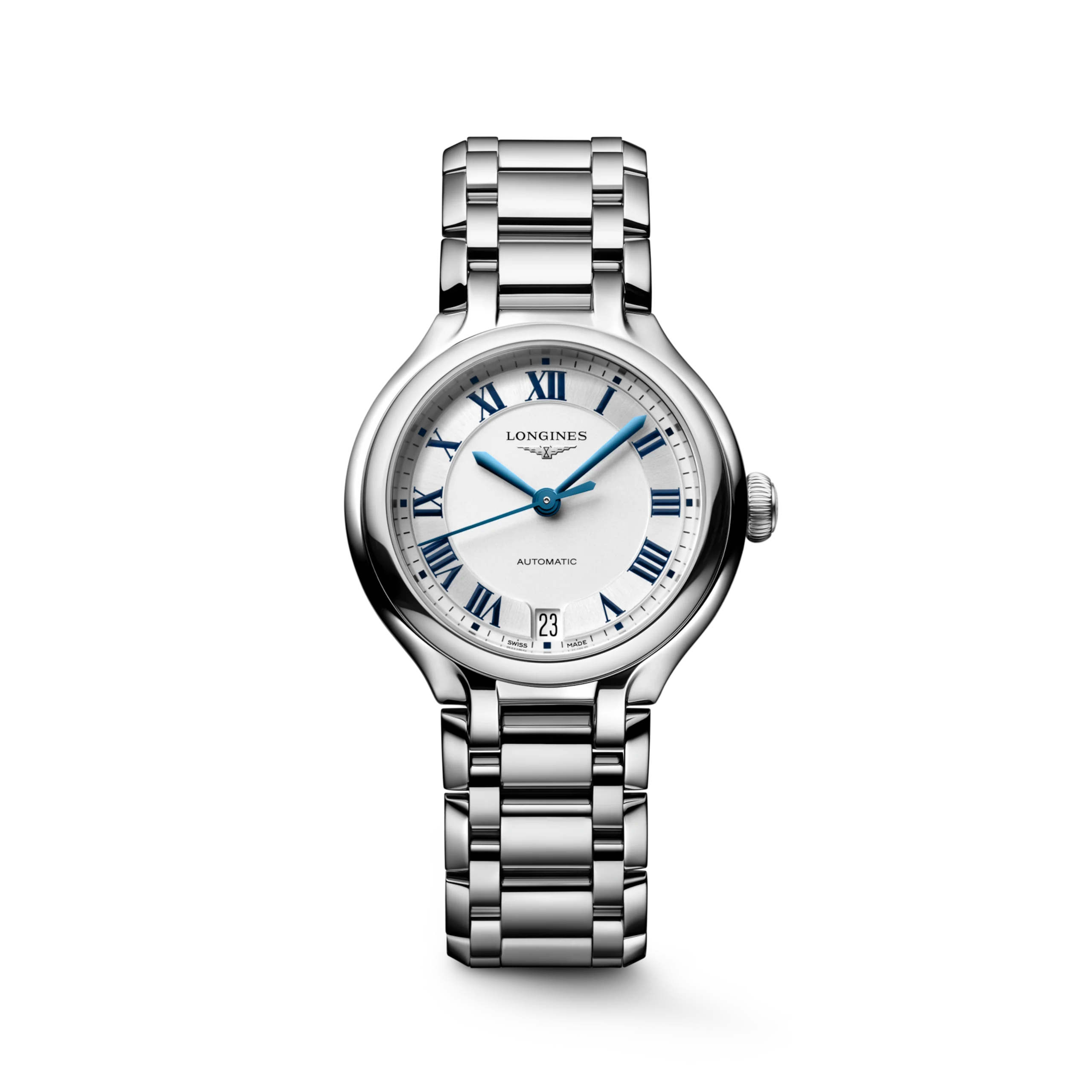 Longines L8.124.4.71.6 Elegant Automatic Women's Stainless Steel 34mm Watch