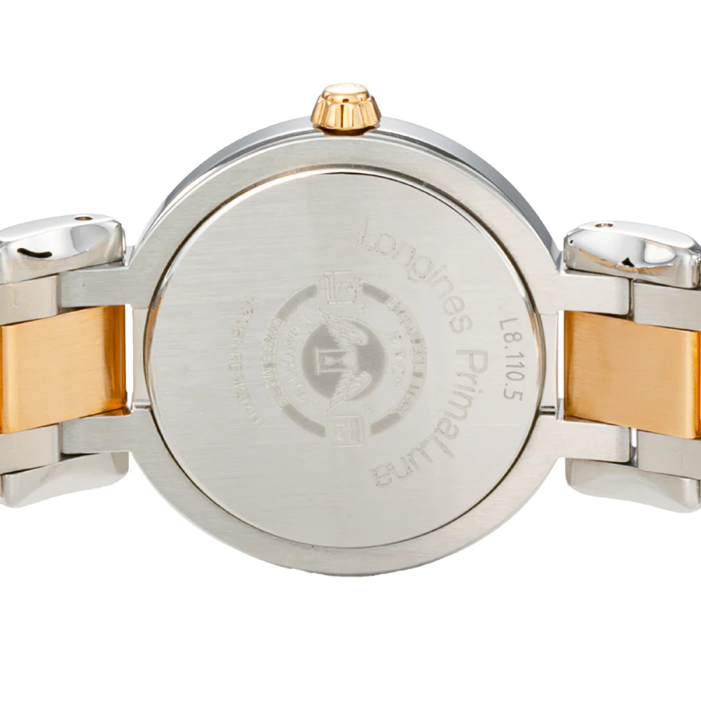 LONGINES L8.110.5.79.6 Elegant Primaluna Design 2-Year Warranty Beige Leather Strap Women's Watch - Image 5