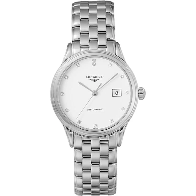 Longines L4.374.4.27.6 Elegant Quartz Ladies' Metal Belt Watch