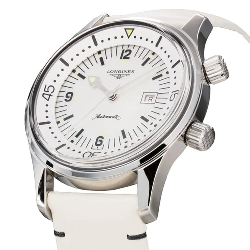 Longines Legend Diver 5-Year Warranty White L3.374.4.80.0 [Parallel Import] - Image 2