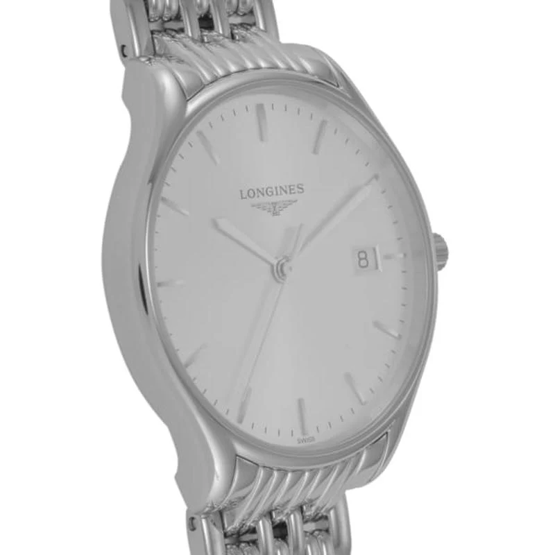Longines L4.359.4.72.6 Lyre Automatic Men's Silver Watch - Image 2