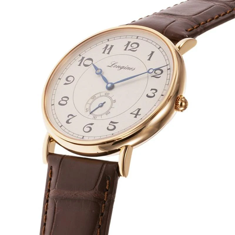 Longines Men's Alligator Leather Parallel Import 2-Year Warranty L4.785.8.73.2 - Image 2
