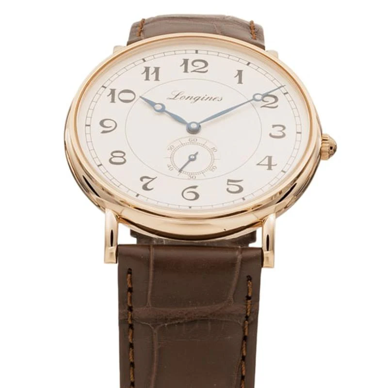 Longines Men's Alligator Leather Parallel Import 2-Year Warranty L4.785.8.73.2 - Image 3