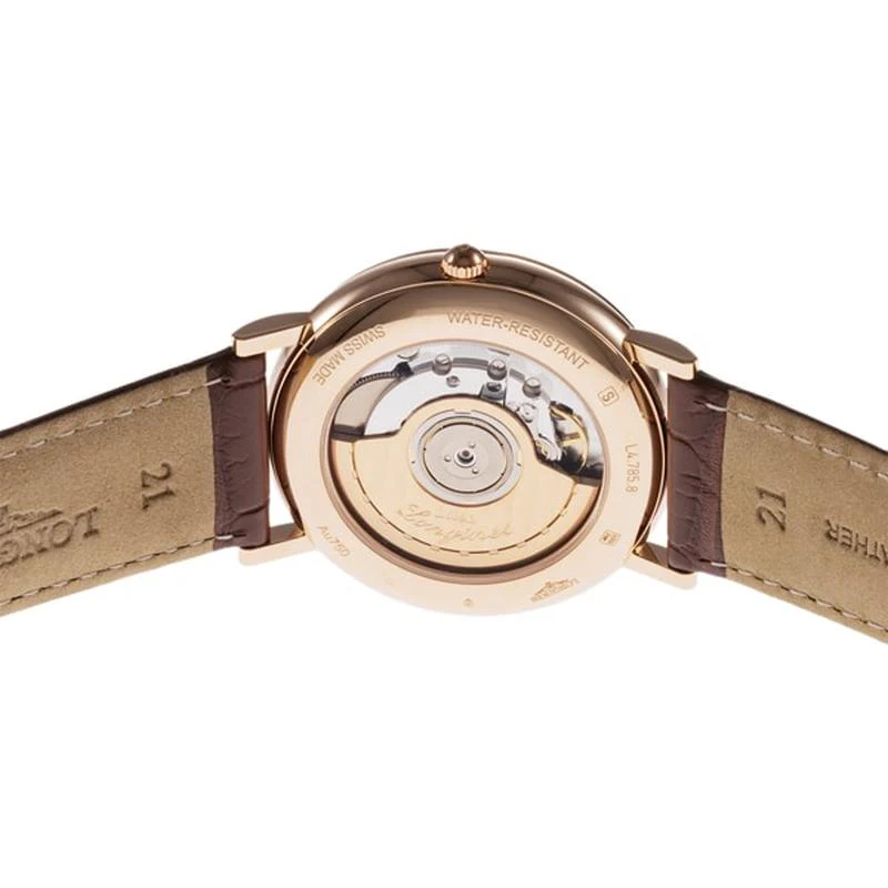 Longines Men's Alligator Leather Parallel Import 2-Year Warranty L4.785.8.73.2 - Image 4
