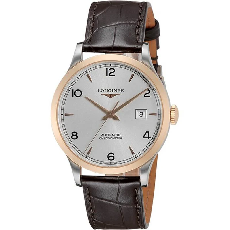 Longines Men's Leather Belt Parallel Import 2-Year Warranty L2.821.5.76.2