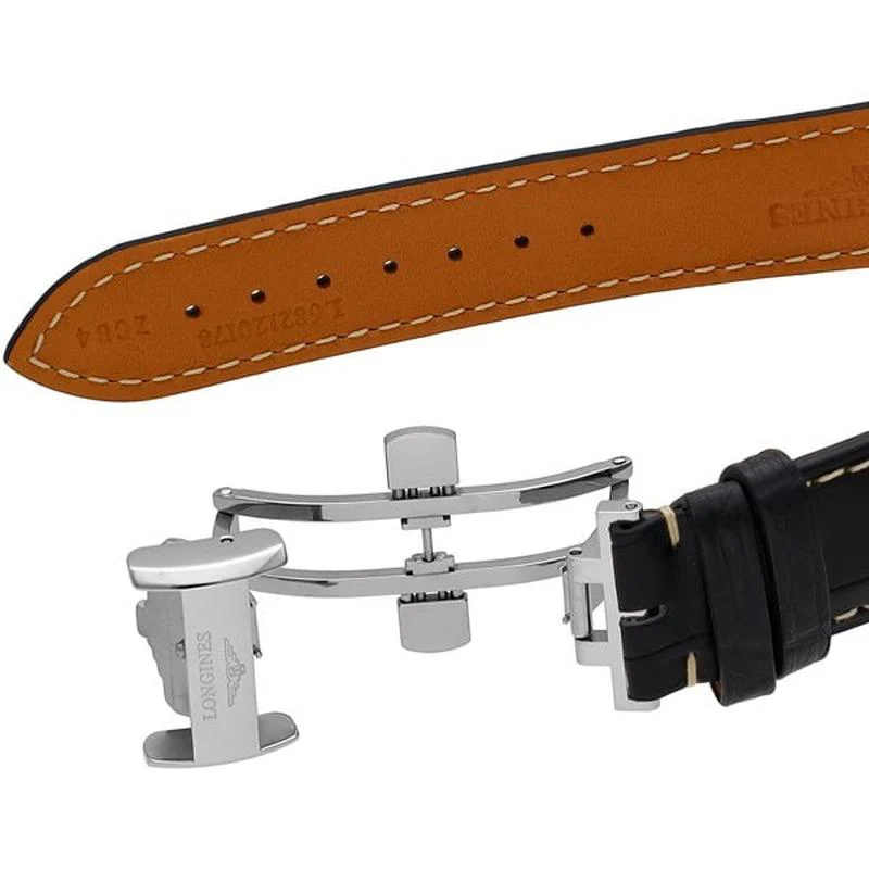 Longines Men's Leather Belt Parallel Import 2-Year Warranty L2.893.4.51.7 - Image 5