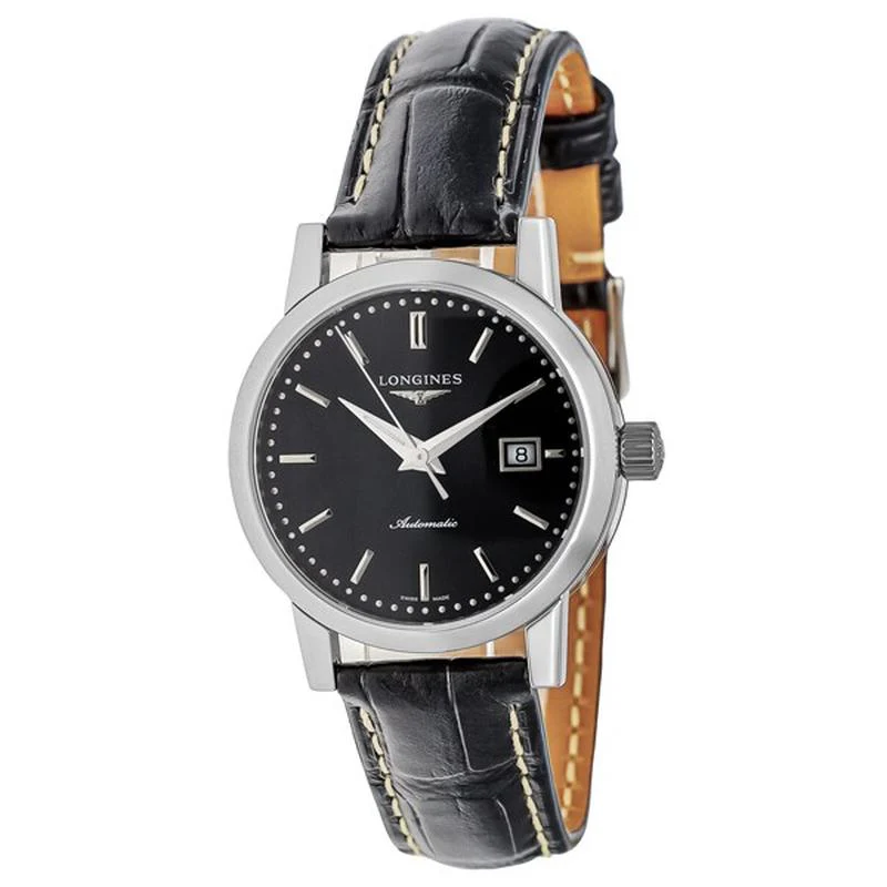 Longines Men's Leather Belt Parallel Import 2-Year Warranty L4.325.4.52.0
