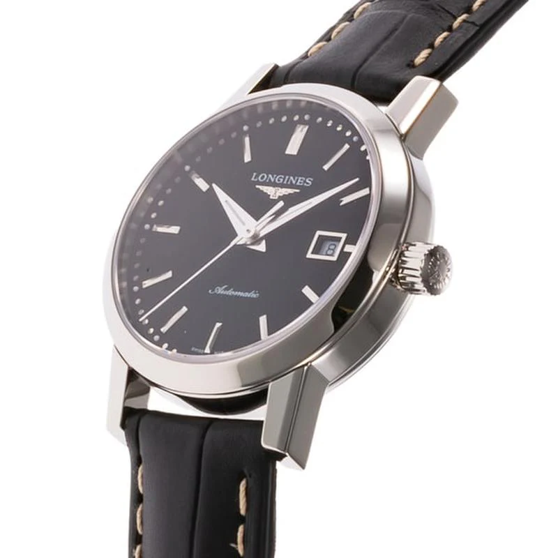 Longines Men's Leather Belt Parallel Import 2-Year Warranty L4.325.4.52.0 - Image 3