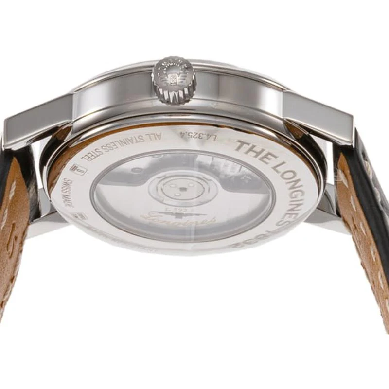 Longines Men's Leather Belt Parallel Import 2-Year Warranty L4.325.4.52.0 - Image 4