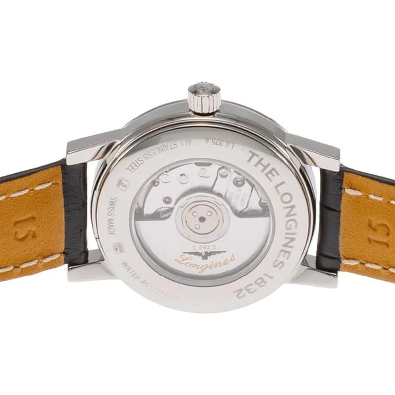 Longines Men's Leather Belt Parallel Import 2-Year Warranty L4.325.4.52.0 - Image 5