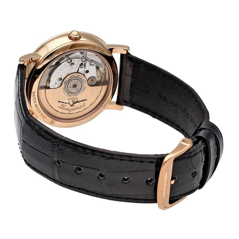 Longines Men's Leather Belt Parallel Import 2-Year Warranty L4.778.8.12.0 - Image 4